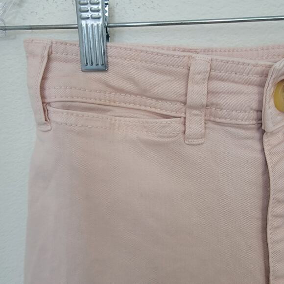 Marine Layer Bridget Wide Leg Flat Front Chino Sz 4 Pant 14650 High Waist Pastel - Picture 5 of 14